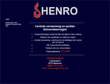 Tablet Screenshot of henro.be